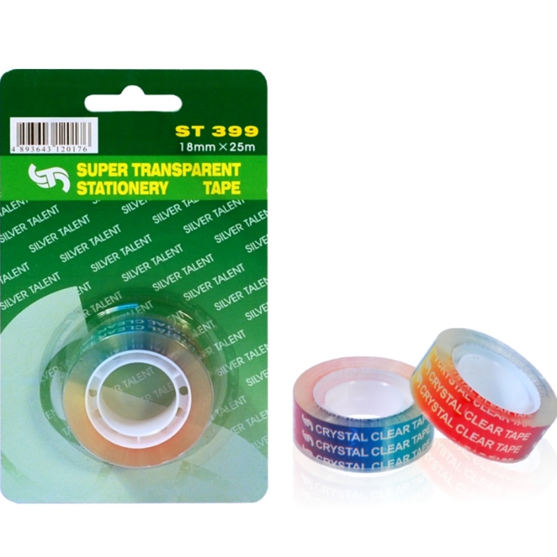 crystal clear stationery tape