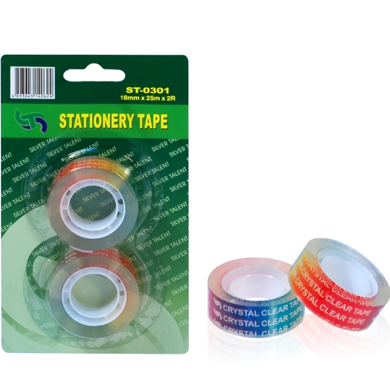 crystal clear stationery tape