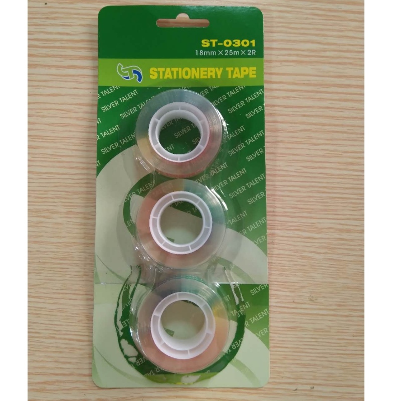 crystal clear stationery tape