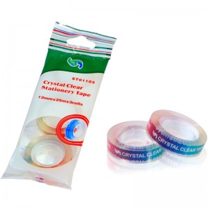 crystal clear bopp adhesive tape