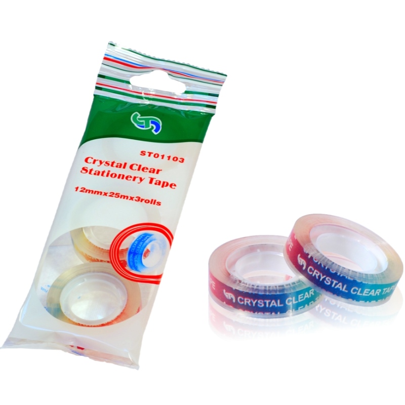 crystal clear bopp adhesive tape