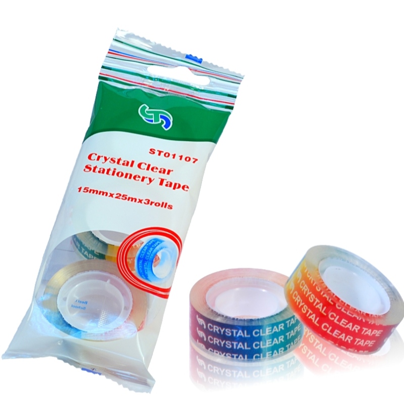 crystal clear bopp adhesive tape