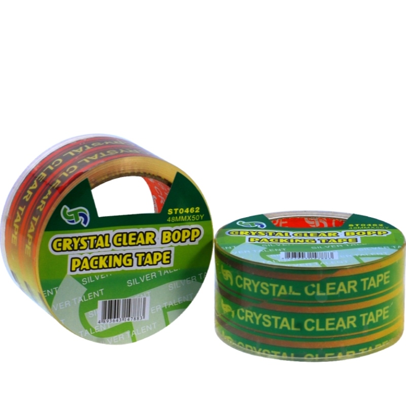 crystal clear adhesive packing tape paper card packing