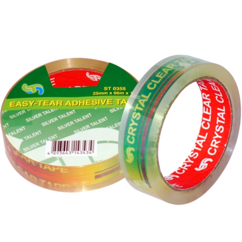 crystal clear adhesive packing tape paper card packing