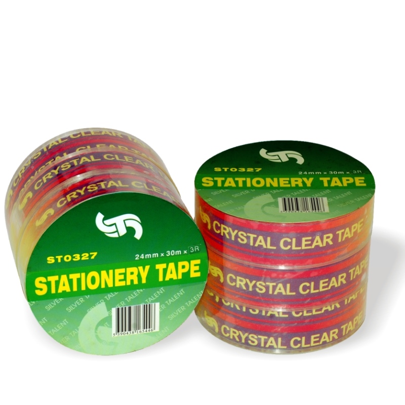 customized crystal clear stationery adhesive packing tape