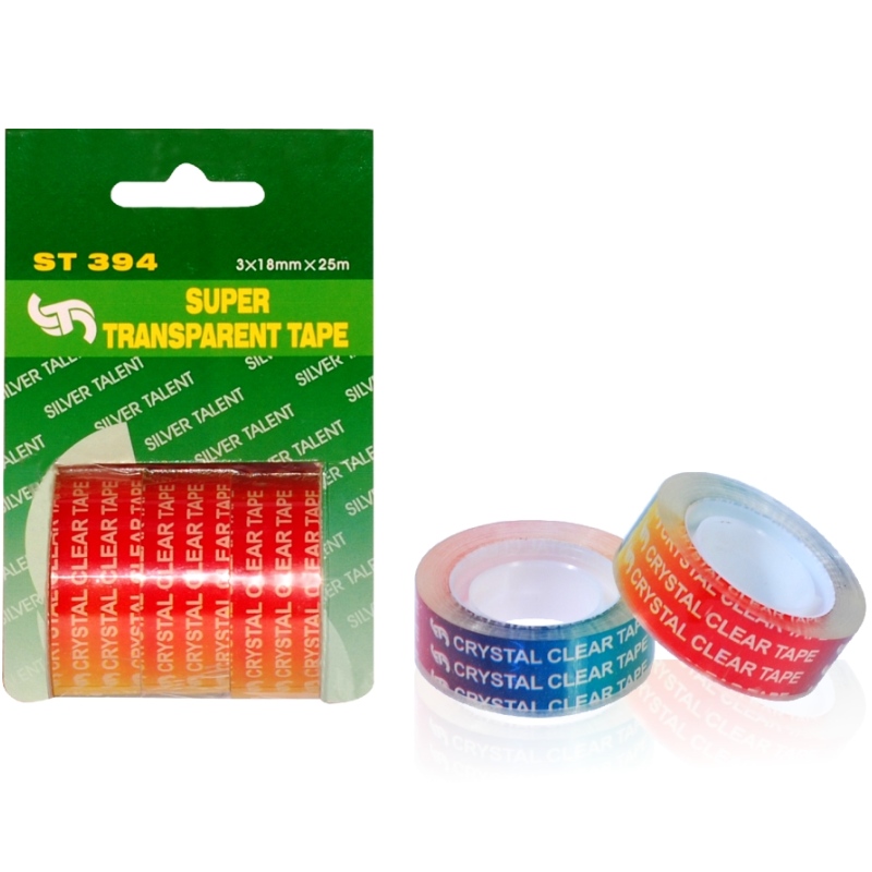 customized crystal clear stationery adhesive packing tape sealing tape